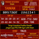Prediksi Virdsam Taiwan 2 Februari 2021 prediksi-virdsam-taiwan-2-februari-2021-alexistogel